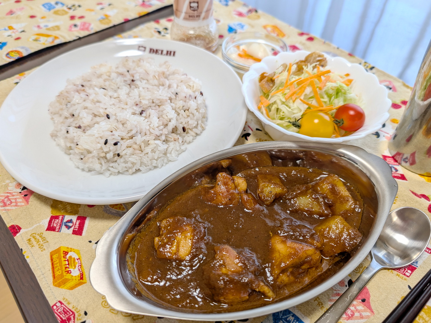 デリーのコルマカレーでランチ