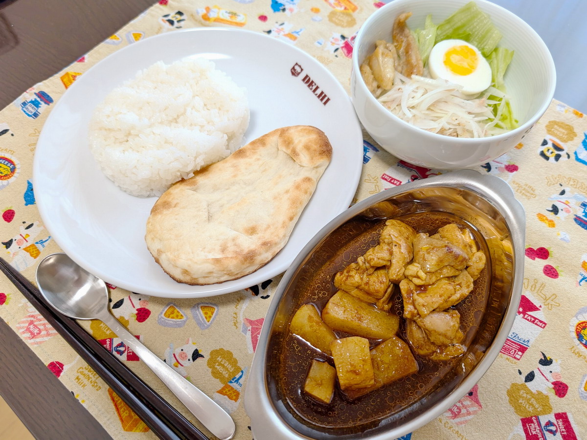 デリーのカシミールカレーでおうちランチ